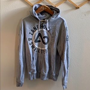Zanerobe Australian streetwear grey surf hoodie XL